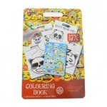 PARTIJ EMOJI KLEUR EN STICKERBOEK 30CM