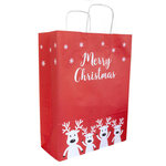 PARTIJ PAPIEREN KERSTTASJES A4 MERRY CHRISTMAS
