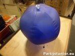 PARTIJ STRANDBAL FROSTY BLAUW 23CM 