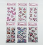 PARTIJ HANDWORK STICKERS HEART ASSORTI
