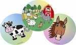 PARTIJ NOTITIEBOEKJE  BOERDERIJDIEREN 