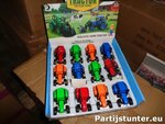PARTIJ TRACTOR 8CM FRICTIE 4 ASSORTI IN DISPLAY