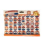 PARTIJ KONINGSDAG STICKERS 100 STUKS 