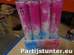 PARTIJ GENDER REVEAL POEDER SHOOTER 35CM MEISJE