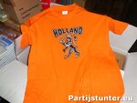 PARTIJ ORANJE T-SHIRT HOLLAND MAAT 140