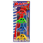 PARTIJ VAN 4 AUTO'S OP KAART 