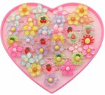 MOOIE RINGEN BLOEMEN IN PRESENTATIEHART