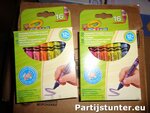 PARTIJ CRAYOLA WASKRIJTJES 16 STUKS