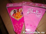 PARTIJ VLAGBANNER DE K3 PRINSESJES 6 METER