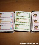 PARTIJ STICKER NAAMLABELS LOS DORA