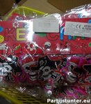 PARTIJ SLEUTELHANGER PIRAAT DOODSHOOFD GLITTER