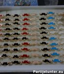 PARTIJ RING STRIK GLITTER ASSORTI KLEUR IN DISPLAY 