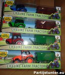PARTIJ TRACTOR 21CM FRICTIE 4 ASSORTI IN WINDOWBOX