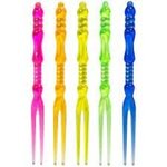 PARTIJ COCKTAIL VORKJES MULTICOLOR PER 24 STUKS 