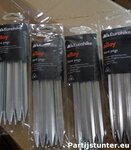 PARTIJ ALLOY TENTHARINGEN ALUMINIUM  18CM PER 6 STUKS 