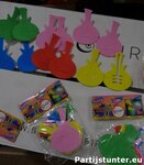 ZELFKLEVENDE VINYLSTICKERS GITAAR PER 12 STUKS