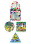 PARTIJ VERGROOTGLAZEN 11CM ASSORTI KLEUR 