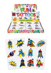 PARTIJ FUN TATTOO SUPERHELDEN 4CM