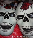 PARTIJ MASKER XXL HALLOWEEN SKELET