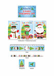BRIEFPAPIER SET 5-DELIG KERST