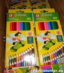 PARTIJ KLEURPOTLODEN LANG 24 DELIG FSC LOGO