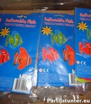 PARTIJ OPBLAASBARE VISSEN 16X20CM PER 3 STUKS