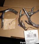 PARTIJ DECO ELAND GEWEI ZILVER 