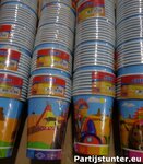 PARTIJ BEKERS INDIAAN 8X 250ML PER PAKJE