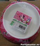 PARTIJ DIEPE BORDJES DISNEY JUNIOR 8x24CM MINNIE