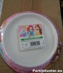 PARTIJ DIEPE BORDJES 8x24CM DISNEY PRINCESS