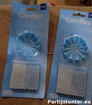 PARTIJ TAART KAARSJES BABY BOY