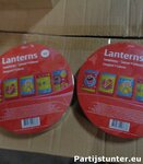 PARTIJ LAMPIONNEN SET VAN 5 STUKS 