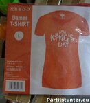 PARTIJ DAMES T-SHIRTS KINGSDAY