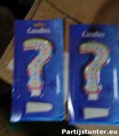 KAARSJES VRAAGTEKEN ?