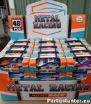 PARTIJ AUTO 6,5CM DIE CAST PULLBACK IN DISPLAYBOX