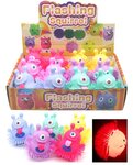 FLASHING TOY MONSTER SQUEEZE IN DISPLAY 9,5CM
