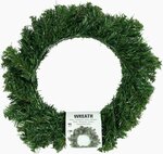 PARTIJ KERSTKRANS DENNEN 50CM 95 TIPS 