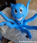 PARTIJ OPBLAAS OCTOPUS 28CM 