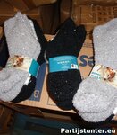 PARTIJ HUISSOKKEN GLITTER KINDEREN PER 3 PAAR