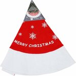 PARTIJ KERSTBOOMKLEED ROOD MERRY CHRISTMAS 120CM