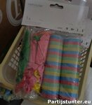 PARTIJ FEESTSET MET 2X SERPENTINE EN 27 BALLONNEN 