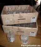 PARTIJ WAXINE THEELICHT WARM LED OP BATTERIJ