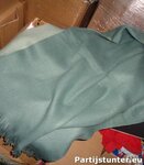 PARTIJ GROTE WINTERSJAAL GROEN LICHTGROEN 60X200CM