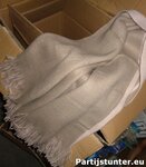 PARTIJ GROTE WINTERSJAAL BEIGE BRUIN 60X200CM