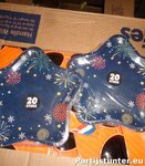 PARTIJ BORDEN 20 STUKS 18,5CM 