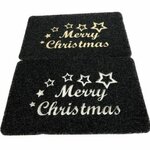 DEURMAT MERRY CHRISTMAS 59X38CM