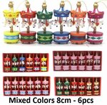 PARTIJ KERST ORNAMENT CARROUSEL 8CM