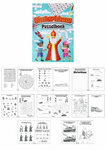 PARTIJ MINI SINTERKLAAS PUZZELBOEKJES 10,5X14,5CM 