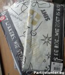 PARTIJ TAFELKLEED SINTERKLAAS WIE ZOET IS 180X130CM