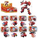 PARTIJ BOUWSTENEN ROBOT SET 8 IN 1 IN DISPLAY